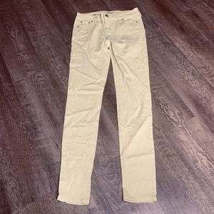 CP Jeans Skinny Jeans Womens‎ Juniors Size 3 Yellow Denim Pockets Low Rise